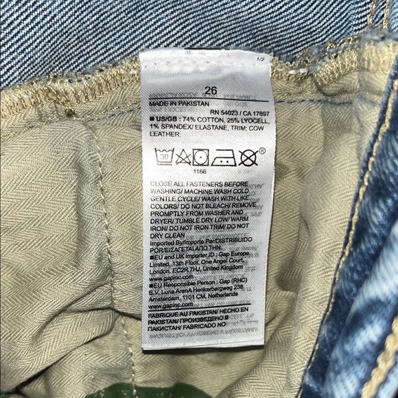 Banana Republic 90’s Relaxed Medium Light Blue Jeans Size 26 - Picture 6 of 12